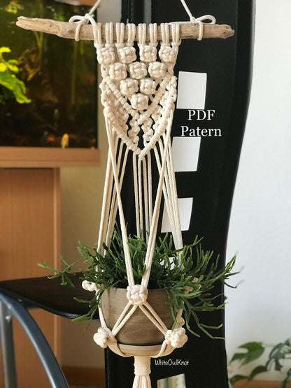 Macrame Plant Hanger PDF pattern