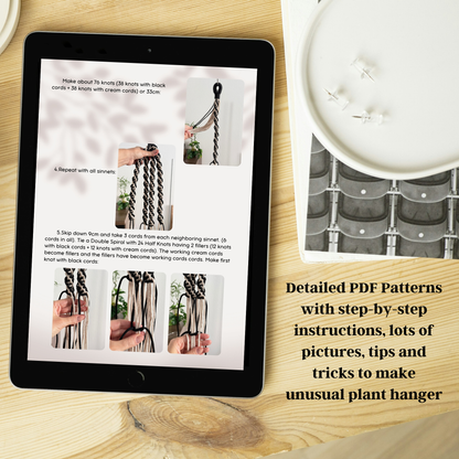 Macrame Plant Hanger Pattern PDF