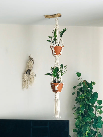 Macrame Plant Hangers Set of TWO PDF Patterns
