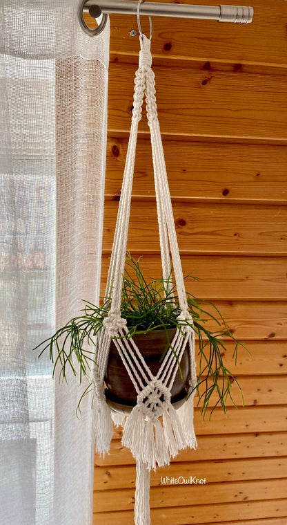 Macrame plant hanger PDF pattern