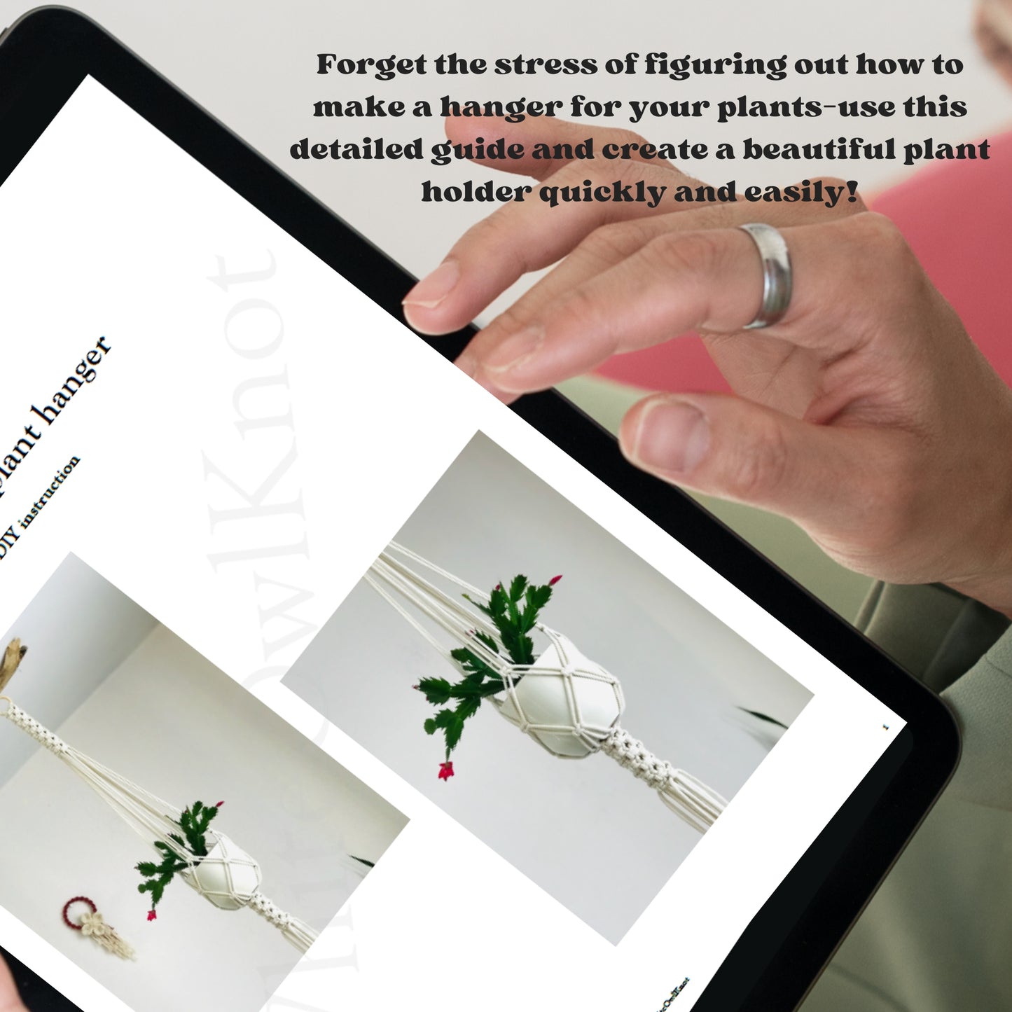 Macrame Plant Hanger PDF Pattern