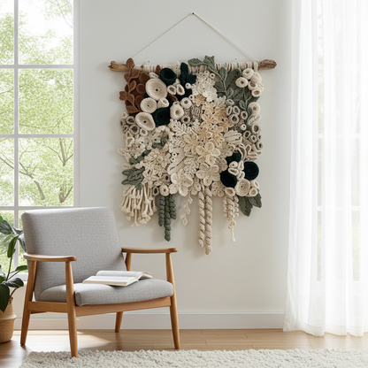 Floral Coral Reef Tapestry Ultimate Guide, Set of 15 PDF  DIY Patterns