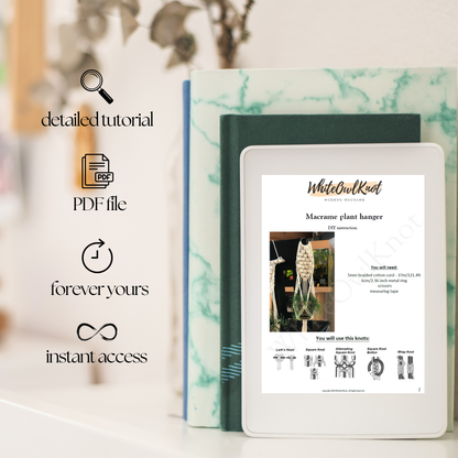 Macrame Plant Hanger PDF Pattern