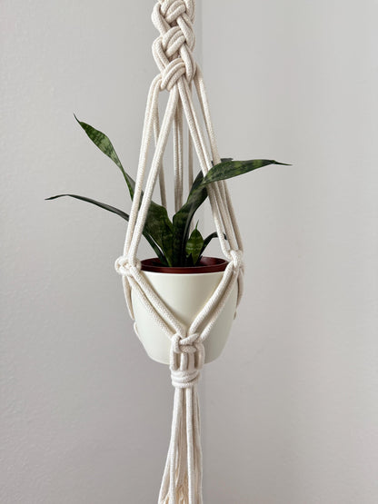Macrame Plant Hanger Pattern, Easy Boho Home Decor Tutorial