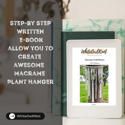 Double Wall Planter Macrame Pattern for Beginners