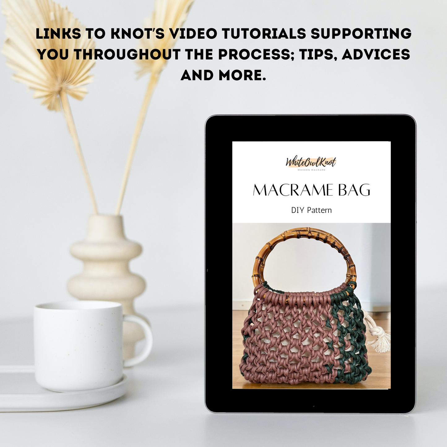 Macrame Handbag DIY PDF Pattern