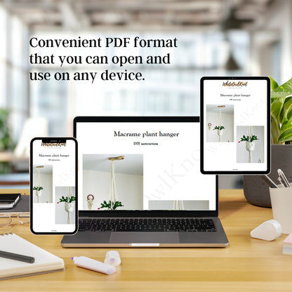 Macrame Plant Hanger PDF Pattern
