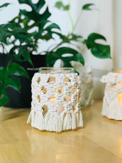Macrame Jar Cover PDF Pattern