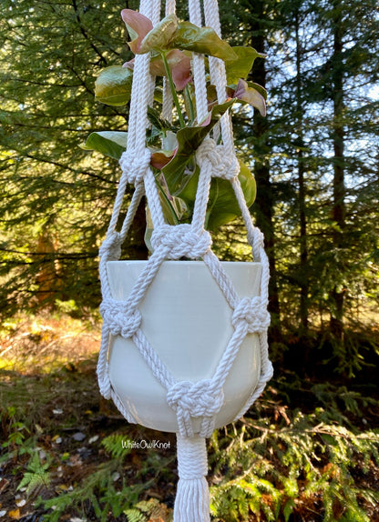 Macrame Plant Hanger Pattern, Josephina Knot Planter DIY