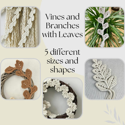 Bundle of 14 DIY Macrame Floral Patterns to Make Unique Floral Pieces