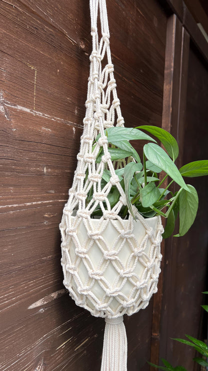 Nest Macramé Plant Hanger Pattern, DIY Instructions