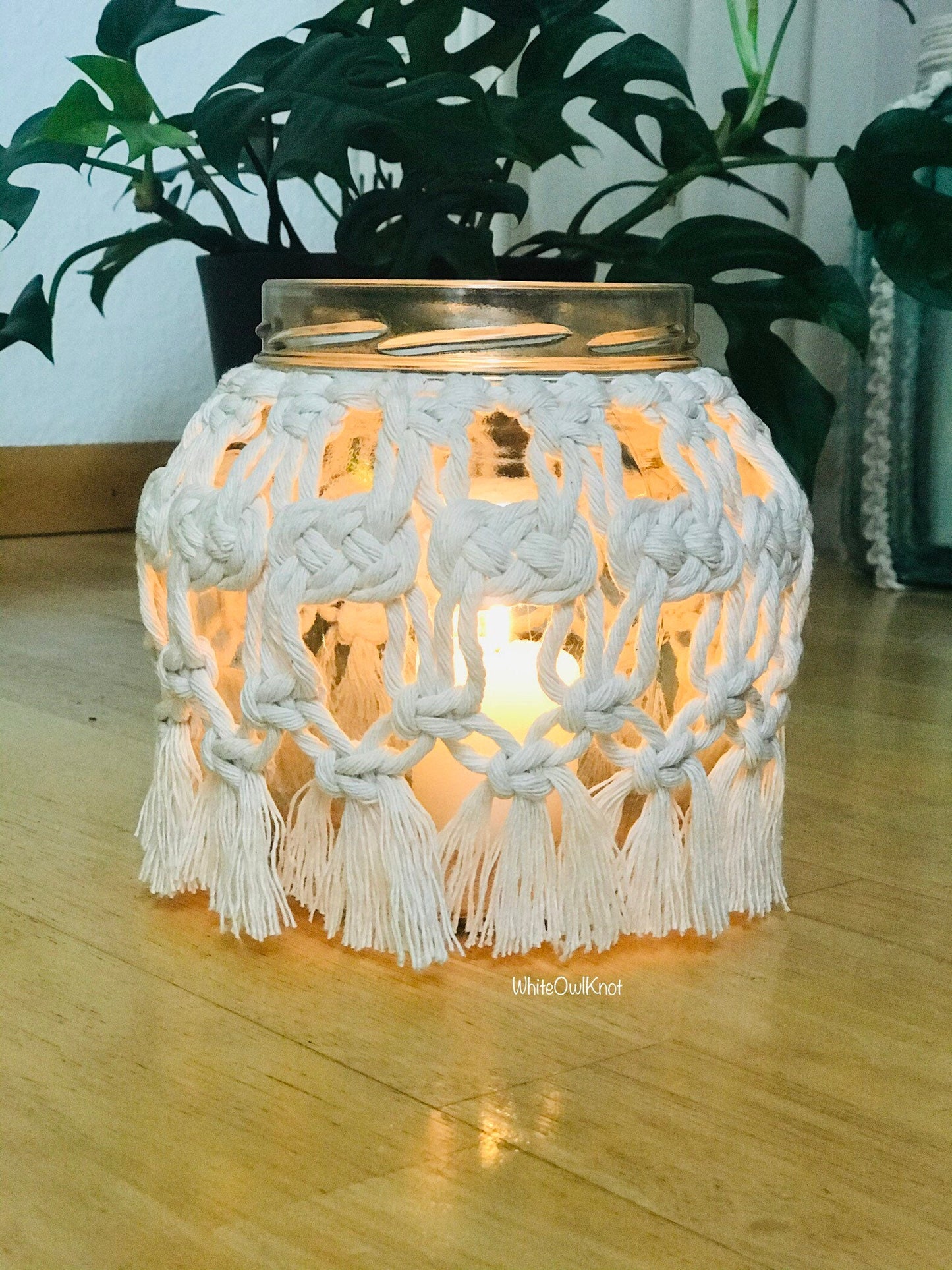 Macrame Jar Cover PDF Pattern