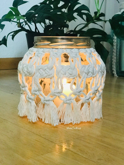 Macrame Jar Cover PDF Pattern