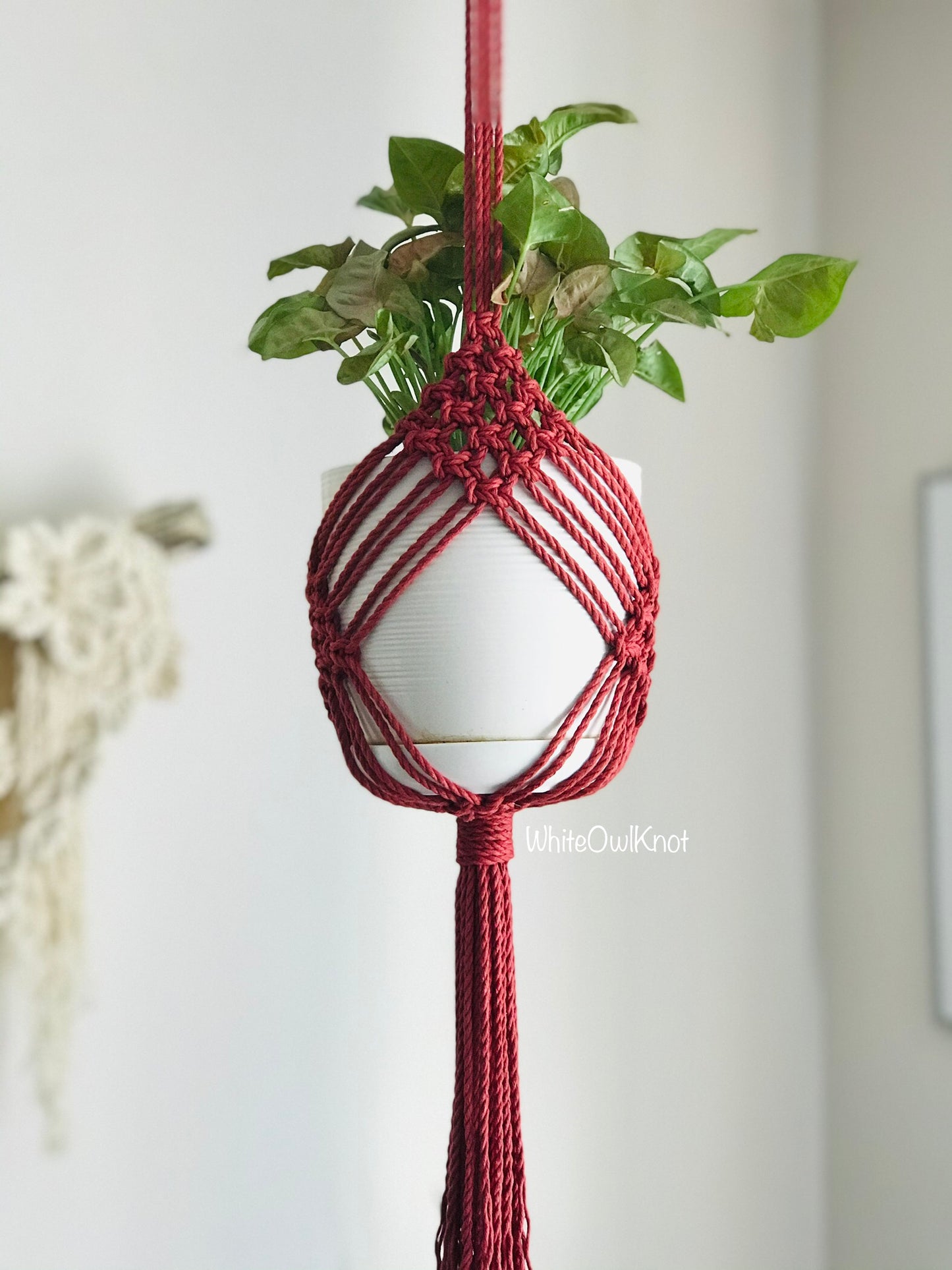 Macrame Plant Hanger Pattern, Step-by-Step Instructions