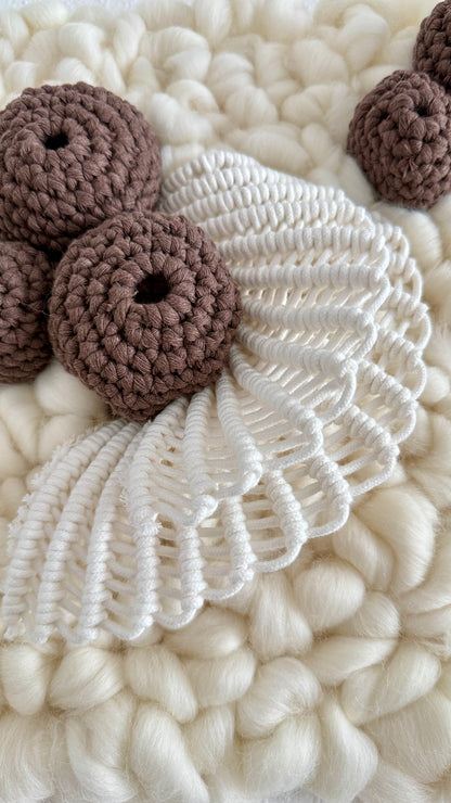 Pearl Coral Fiber Art Pattern PDF – DIY Coral Inspired Wall Hanging