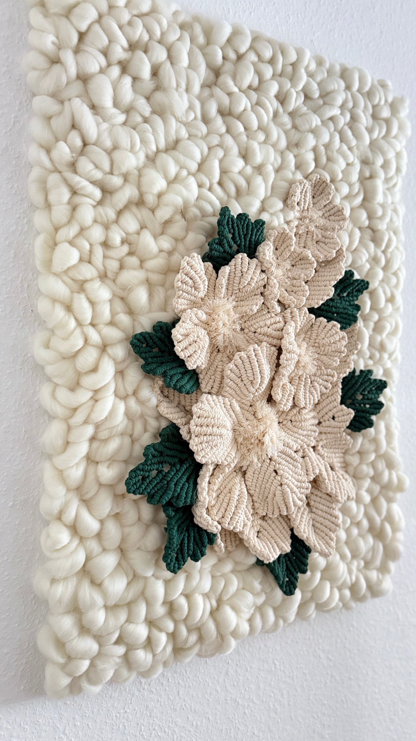 Perlen-Korallen-Faser-Kunst-Muster PDF – DIY koralleninspirierter Wandbehang