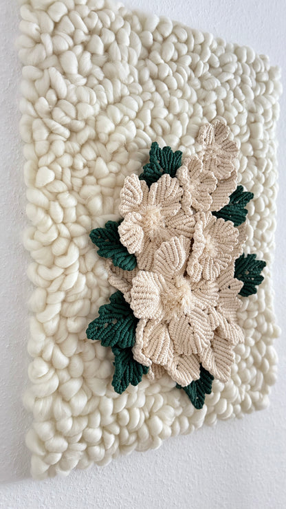 Perlen-Korallen-Faser-Kunst-Muster PDF – DIY koralleninspirierter Wandbehang