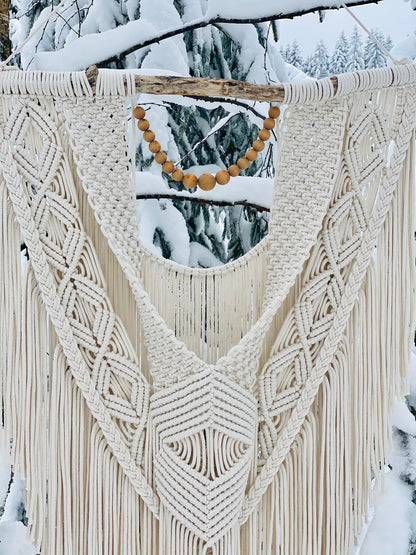 XL Macrame Wall Hanging Pattern – Beginner DIY with Knots Video Tutorial