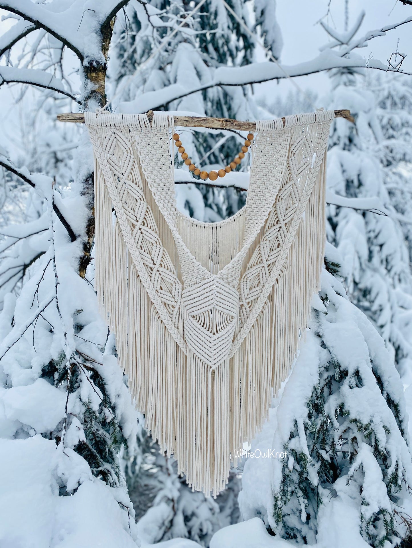 XL Macrame Wall Hanging Pattern – Beginner DIY with Knots Video Tutorial