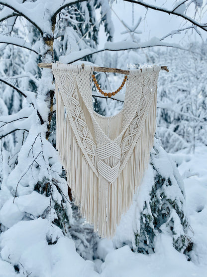 XL Macrame Wall Hanging Pattern – Beginner DIY with Knots Video Tutorial