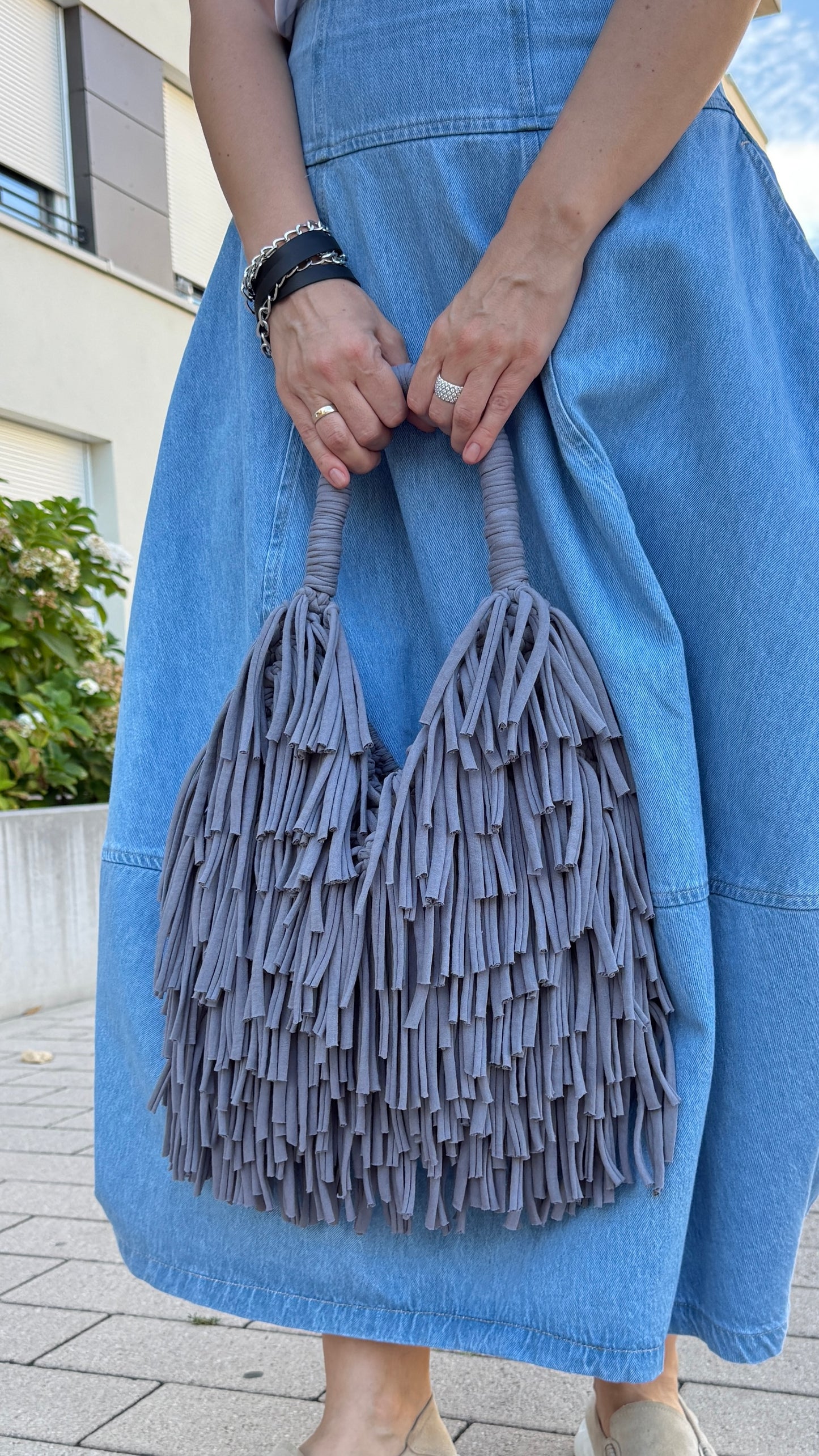 Macrame Bag with Fringes PDF Pattern