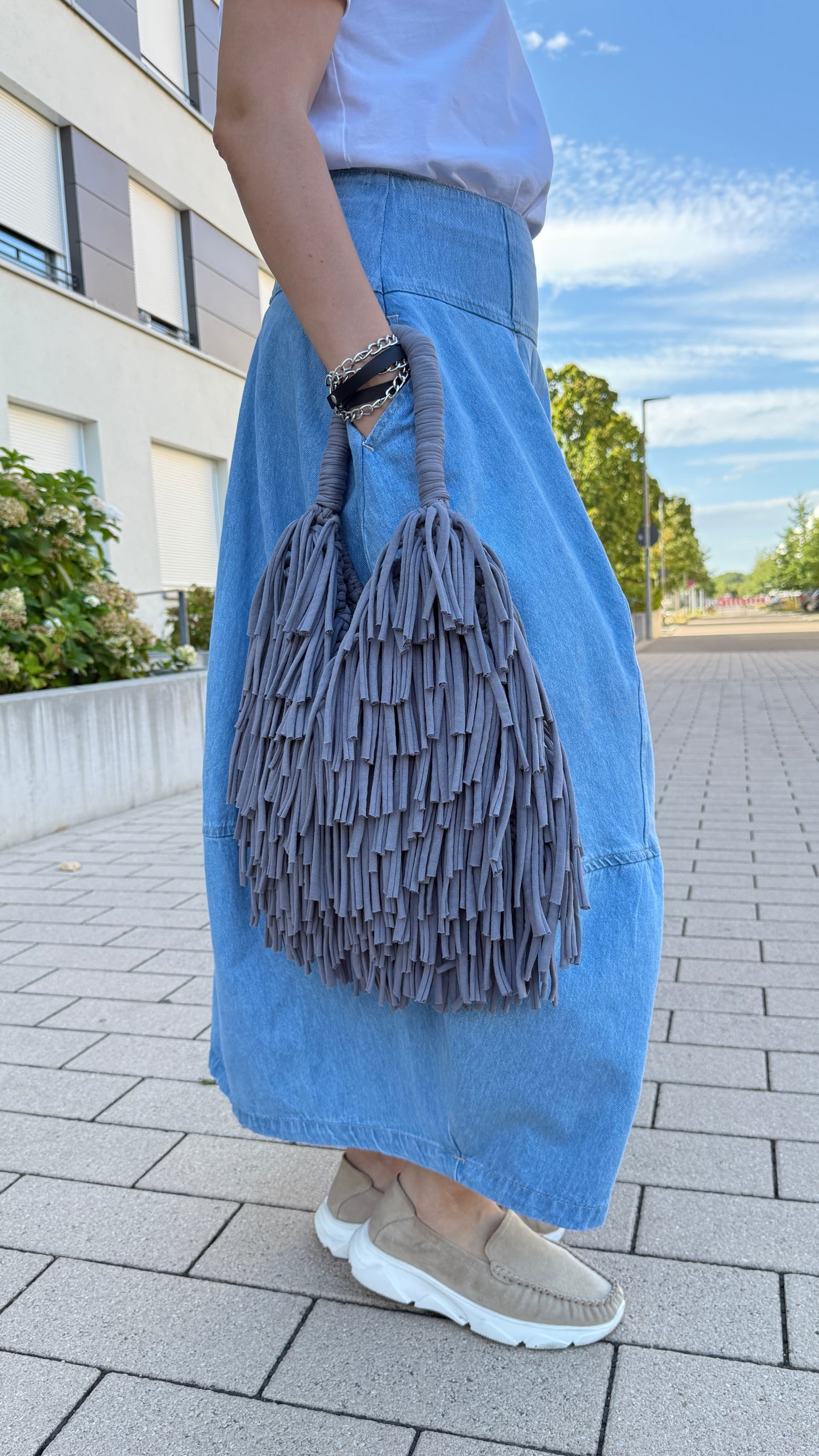 Macrame Bag with Fringes PDF Pattern