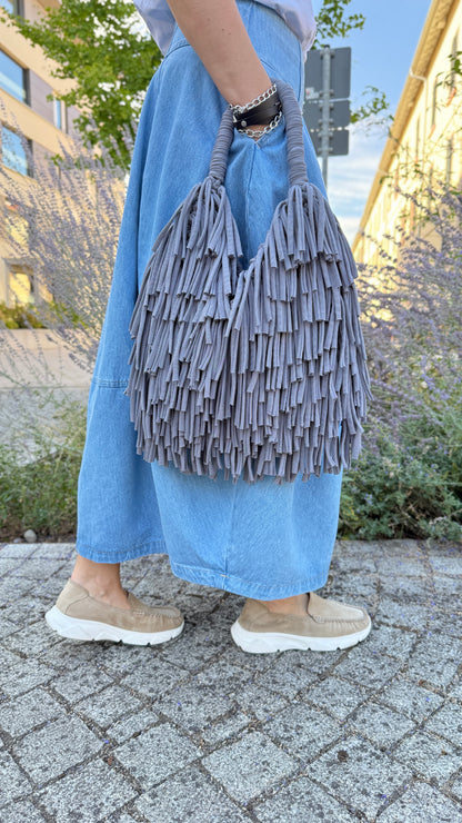 Macrame Bag with Fringes PDF Pattern