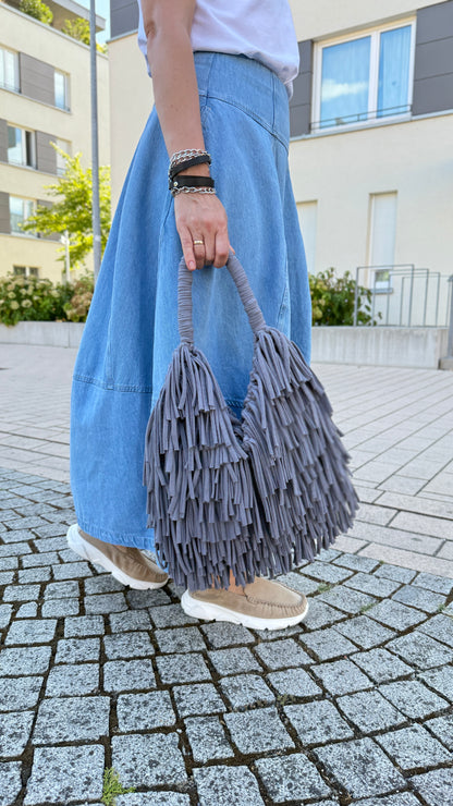 Macrame Bag with Fringes PDF Pattern