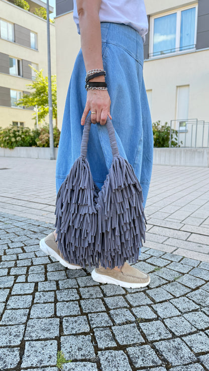 Macrame Bag with Fringes PDF Pattern