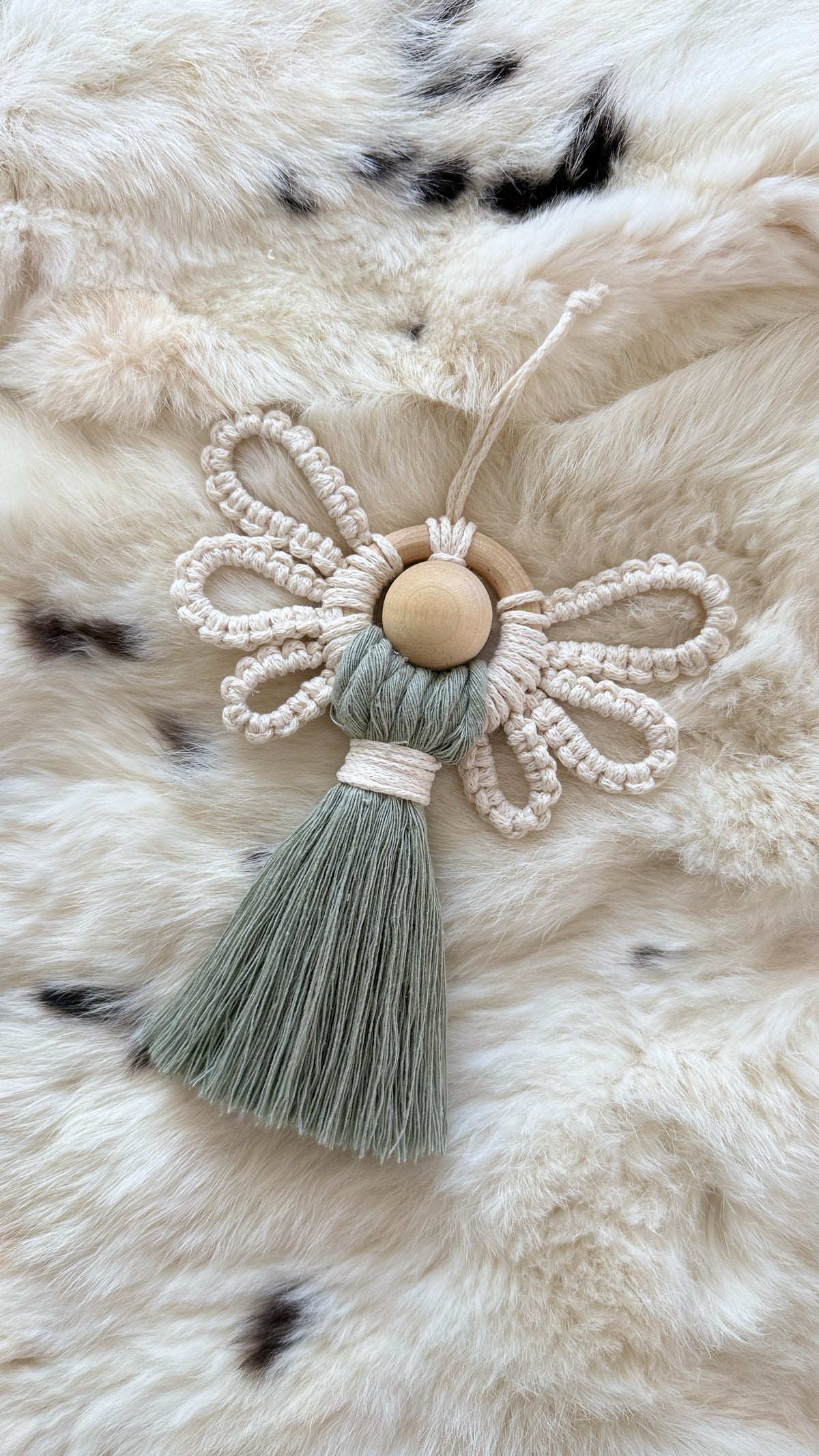 Weihnachtsengel Makramee-Anleitung, DIY Feiertags-Ornament