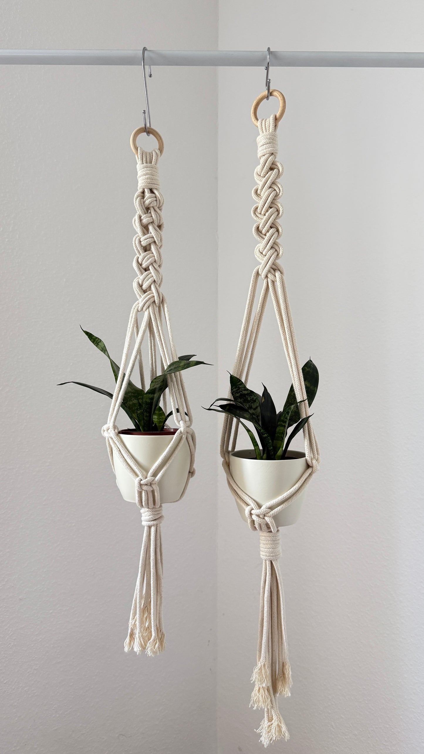 Set of 3 Easy Macramé Plant Hanger Patterns PDF – Minimalist Designs