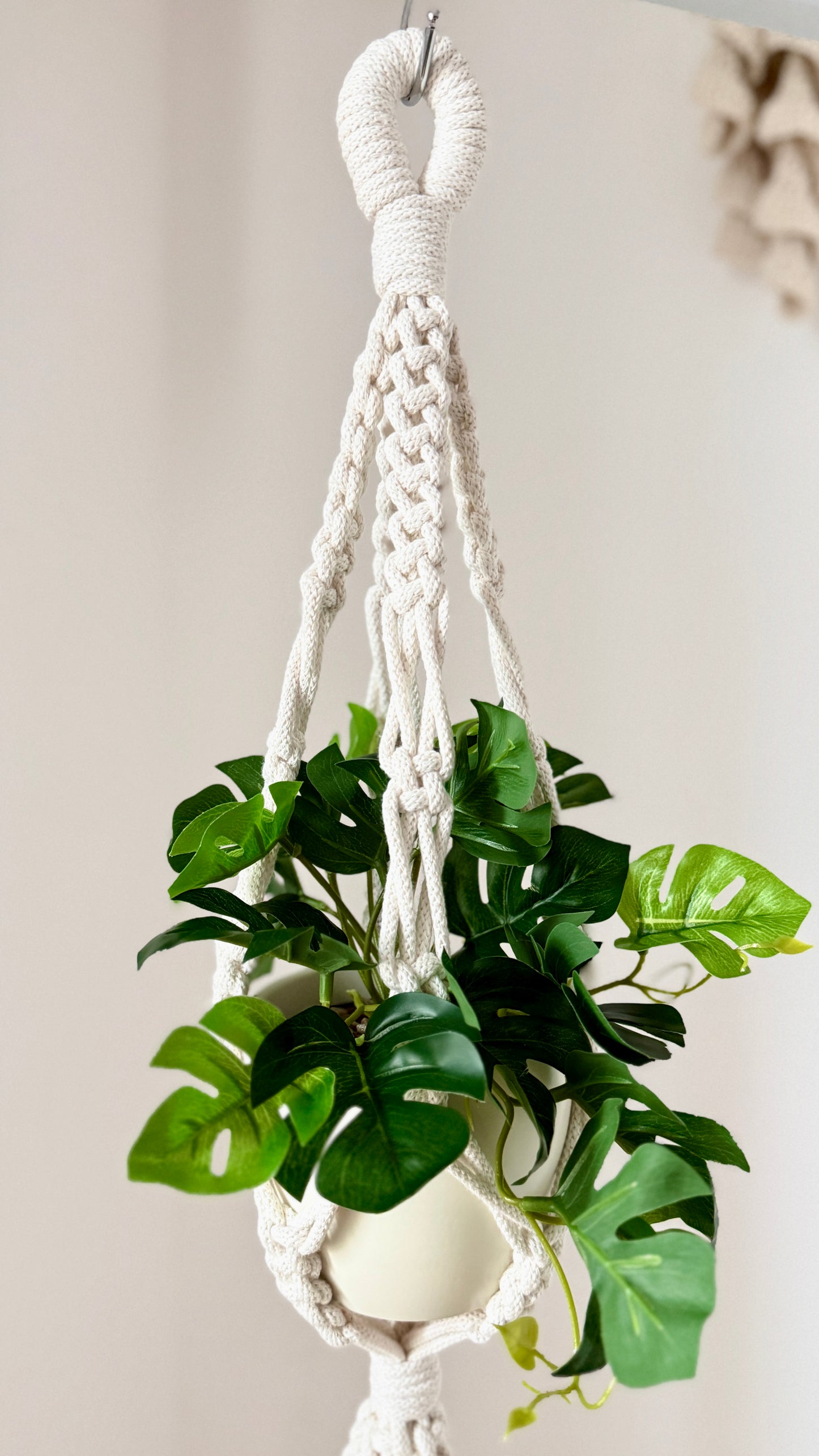Triple Macrame Plant Hanger Pattern, Digital Download