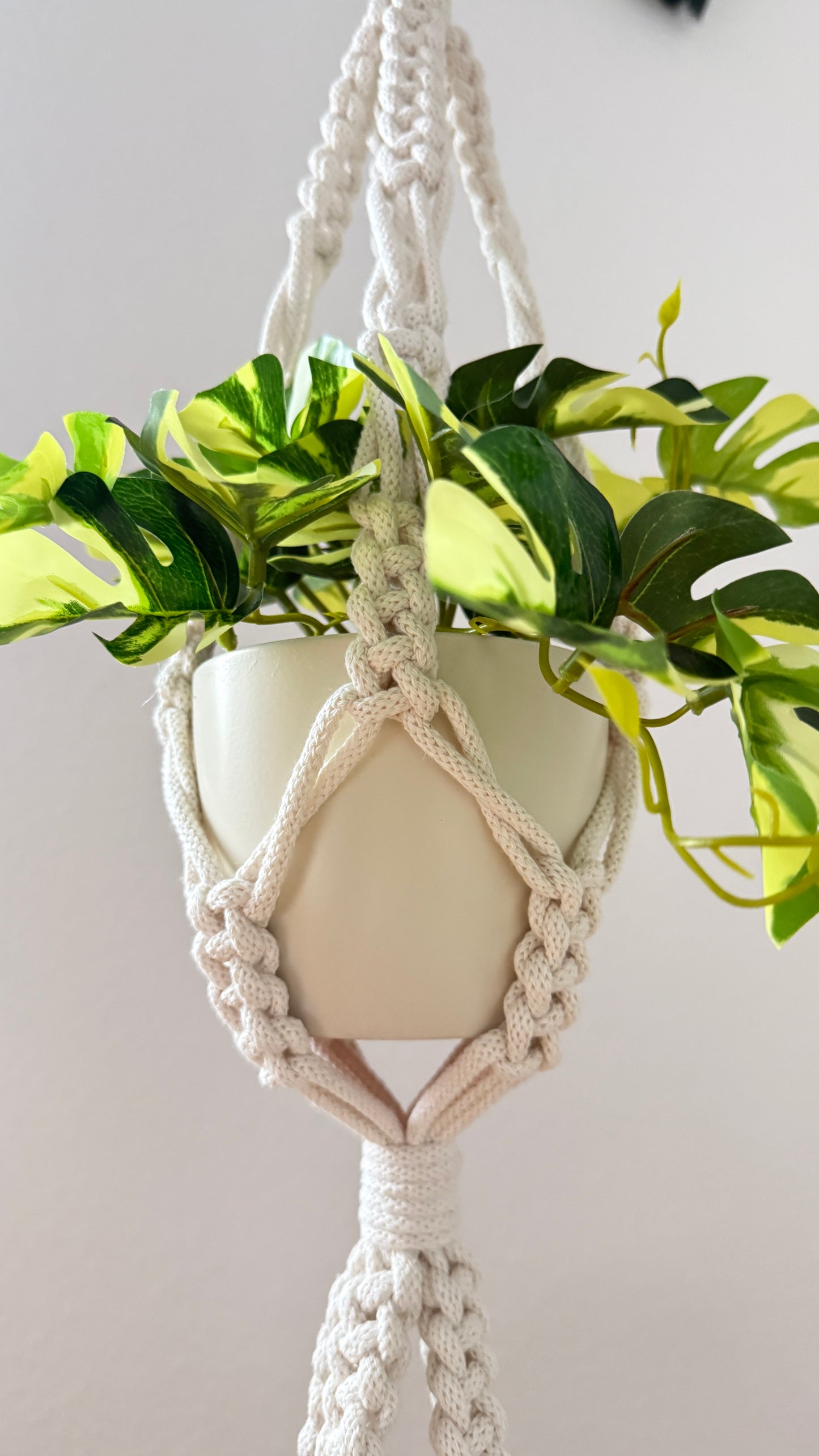 Triple Macrame Plant Hanger Pattern, Digital Download