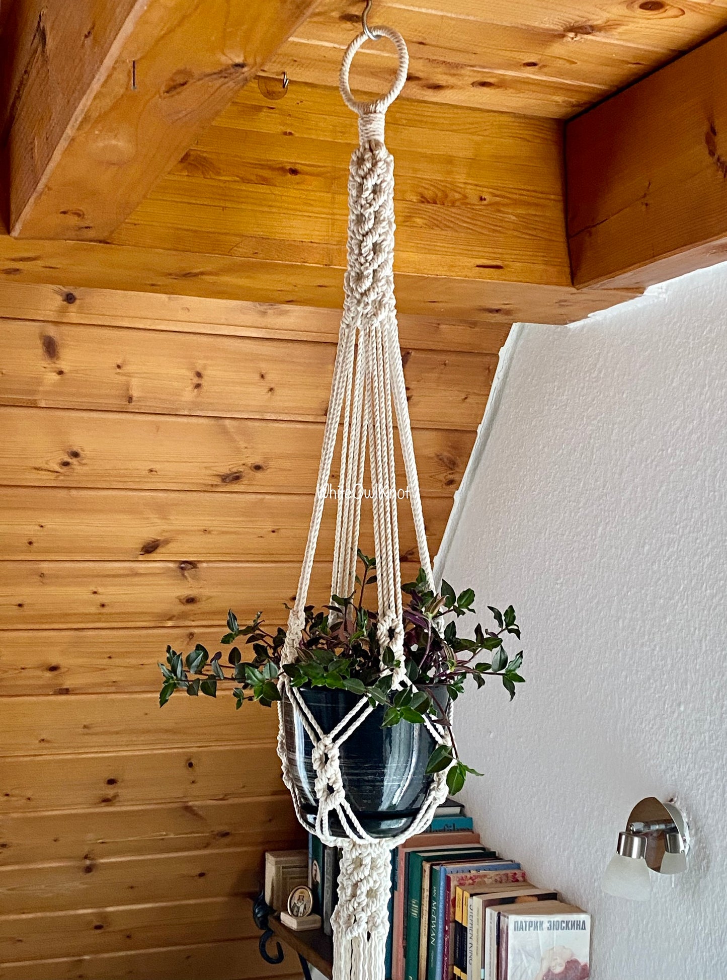 Macrame Plant Hanger Pattern, Plant Lover Gift Idea
