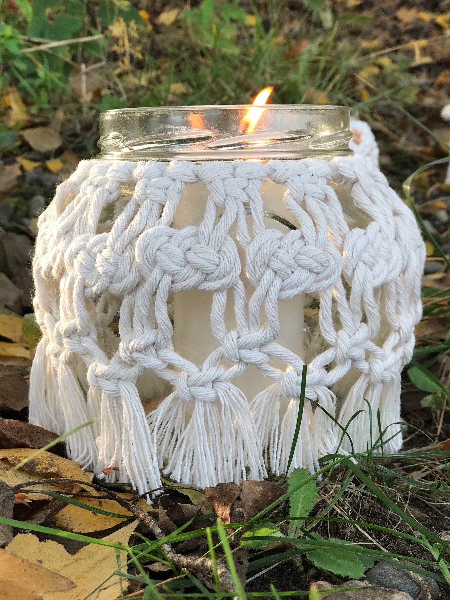 Macrame Jar Cover PDF Pattern
