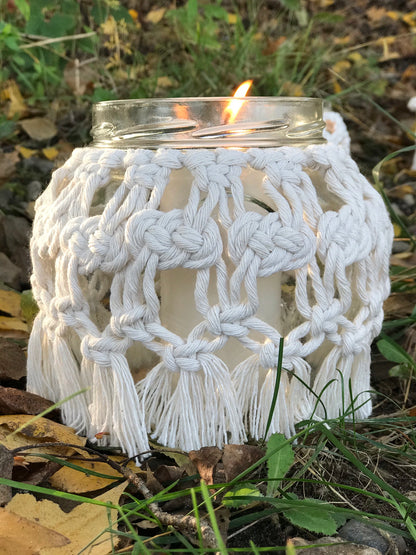 Macrame Jar Cover PDF Pattern