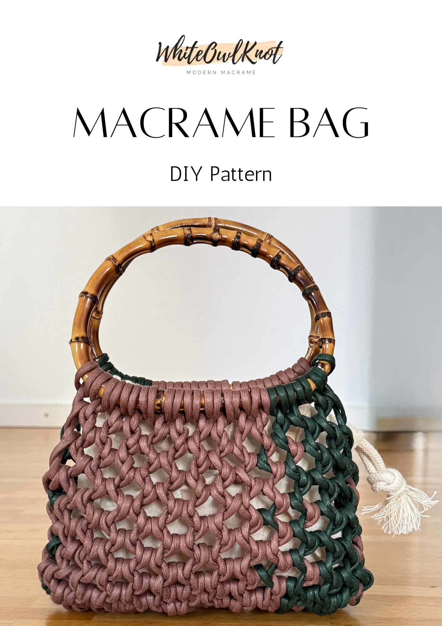 Macrame Handbag DIY PDF Pattern