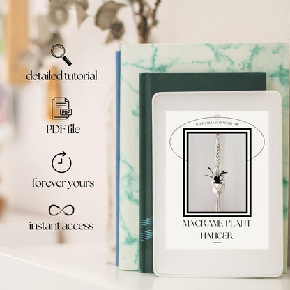 Macrame Plant Hanger Pattern, Easy Boho Home Decor Tutorial