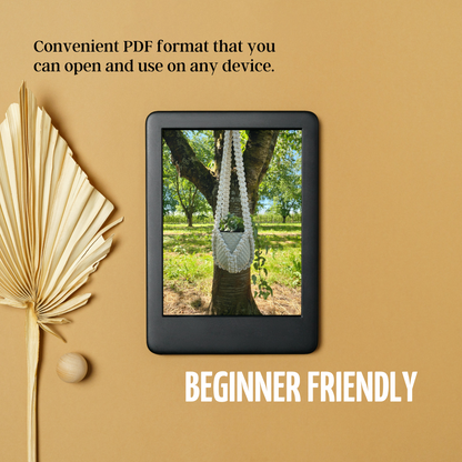 Without Tassel on Bottom Macrame Plant Hanger Pattern