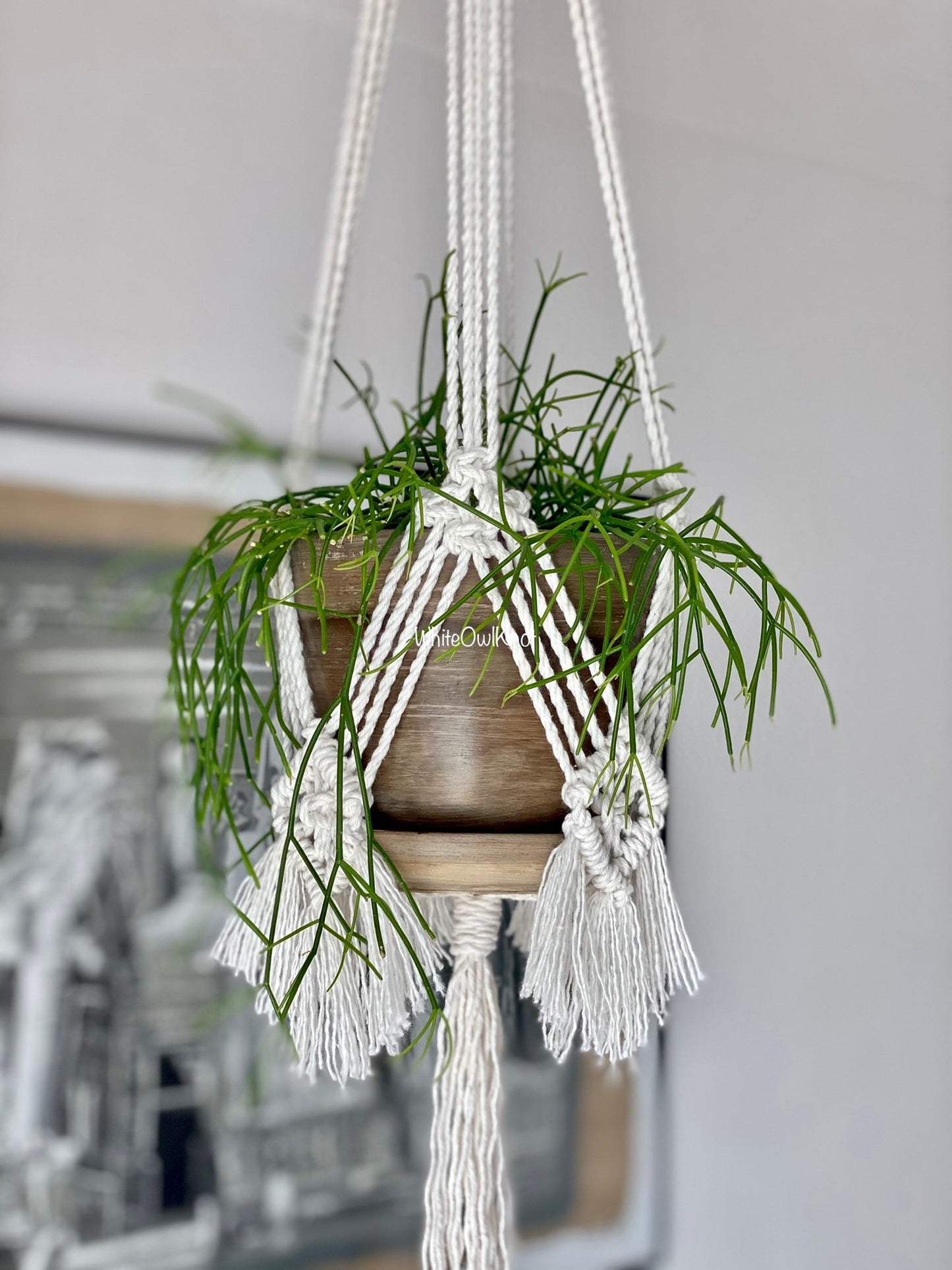 Macrame plant hanger PDF pattern