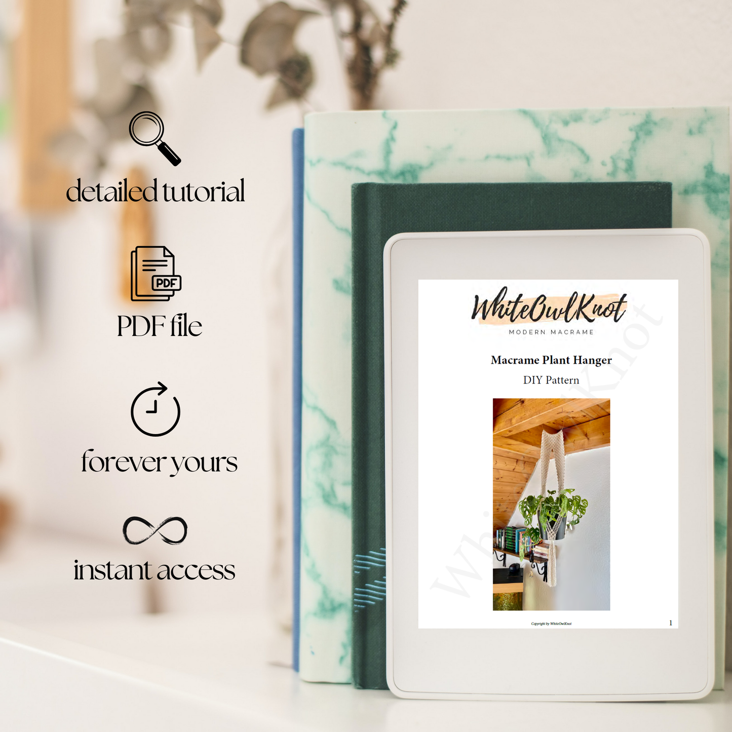 Macrame Plant Hanger DIY Pattern for Pots of Any Sizes