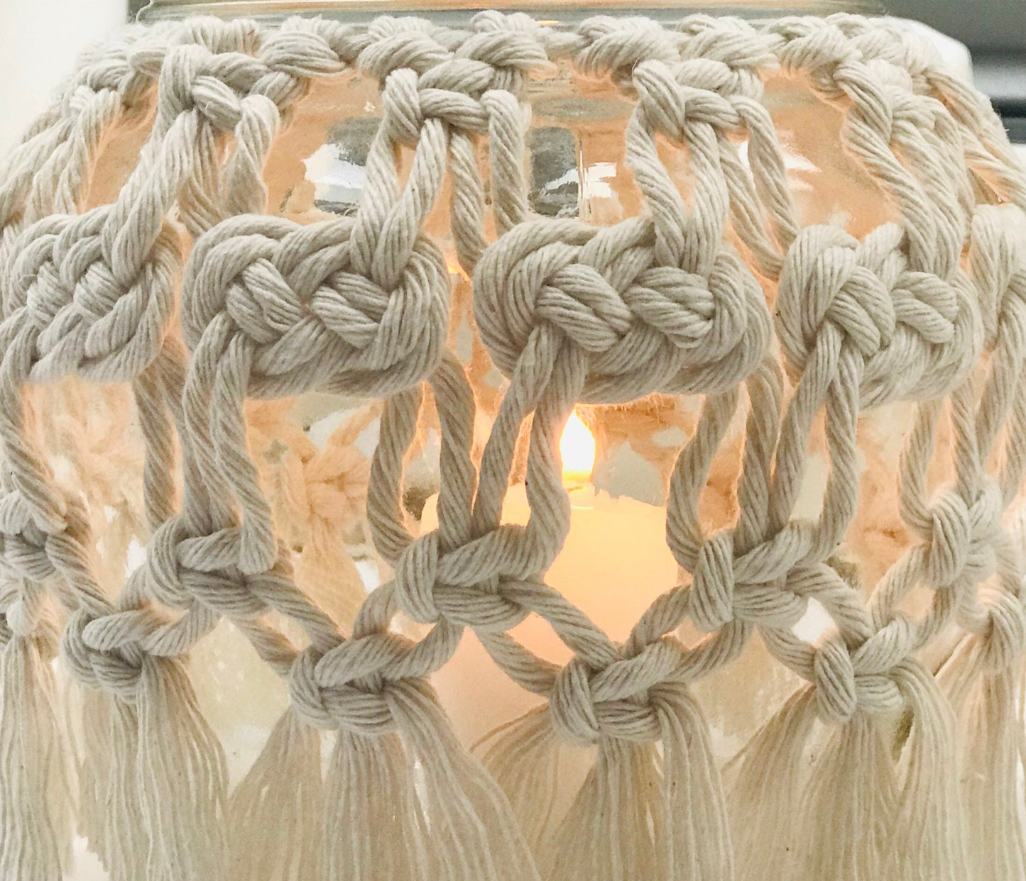 Macrame Jar Cover PDF Pattern