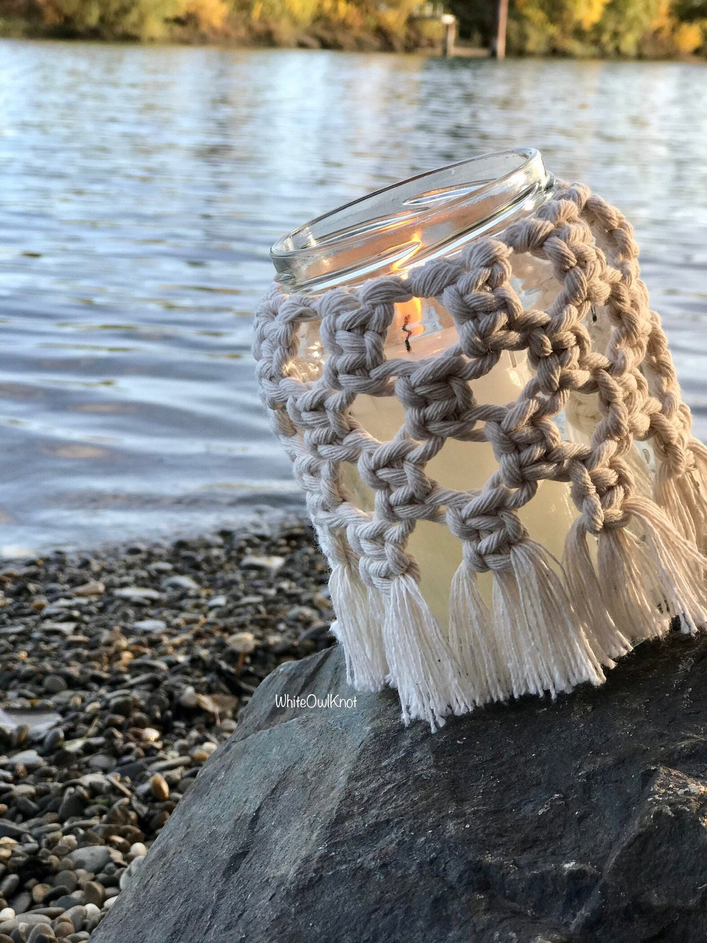 Macrame Jar Cover PDF Pattern
