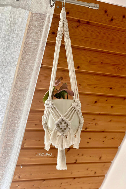 Macrame plant hanger PDF pattern