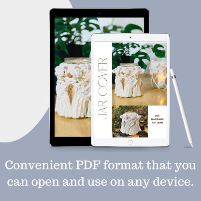 Jar Cover Macrame Pattern PDF
