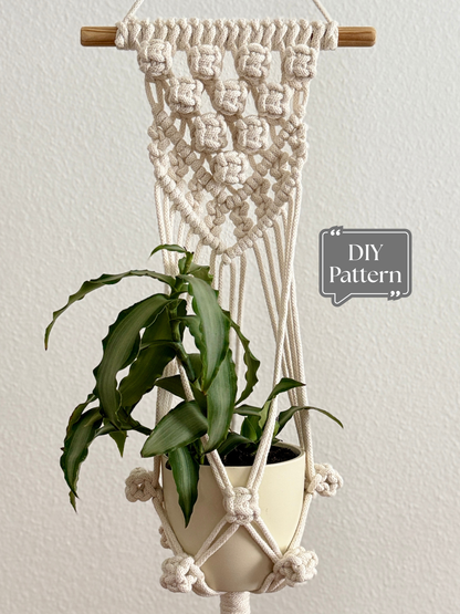 Macrame Plant Hanger PDF pattern