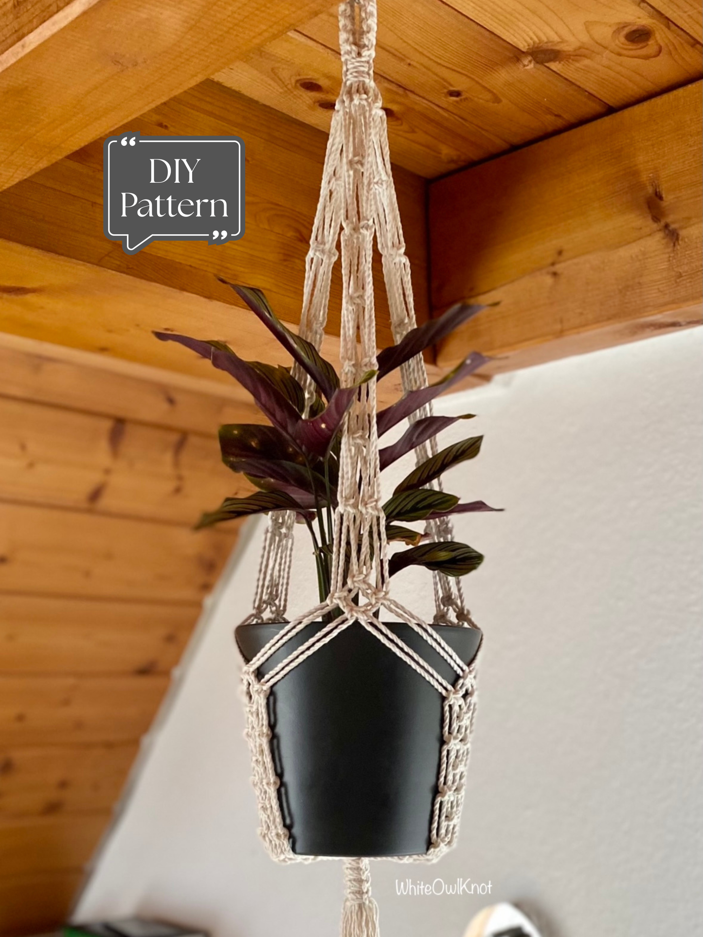 Macrame Plant Hanger PDF Pattern