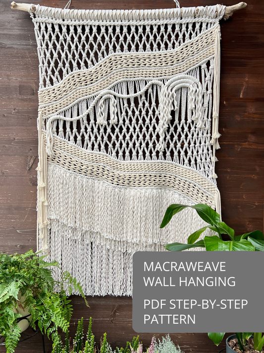 Macraweave Tapestry, Step-by-Step Written PDF Pattern