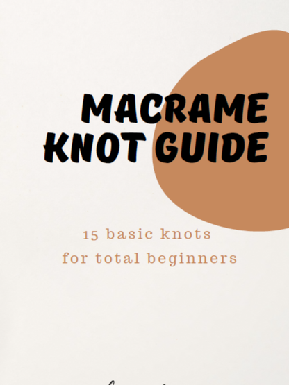 Macrame Basic Knots – PDF Reference Collection