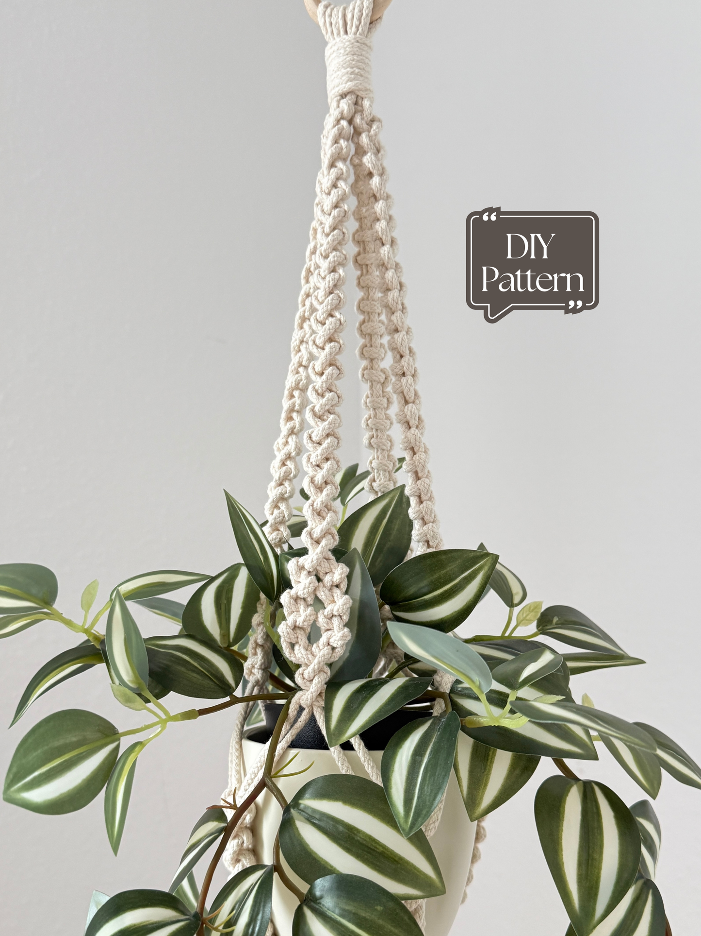 Macrame Plant Hanger Pattern, Beginner-Friendly DIY Instructions